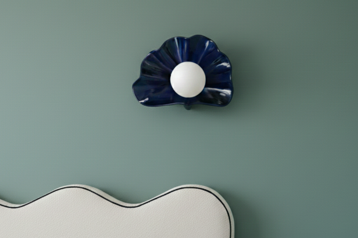 APPLIQUE CONCHA (Bleu de sèvres)